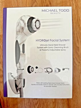 Michael Todd HydroJet Facial System – Deep Cleansing Skincare Tool w/ Hydro Tech